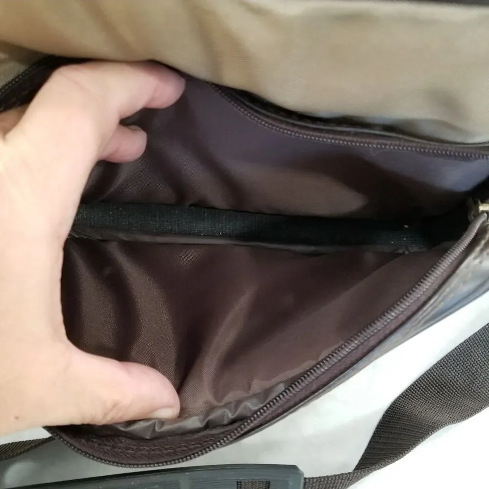 vintage canvas padded camera shoulder travel bag